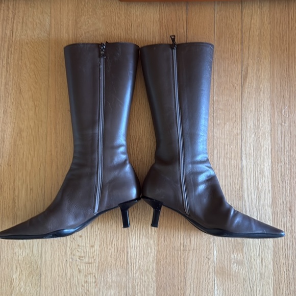 PRADA chocolate-colored boots - Picture 4 of 6